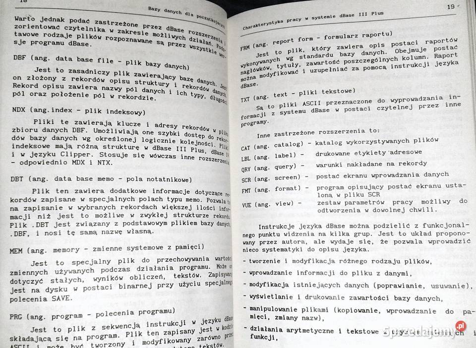 Bazy danych początkujących Witold Sikorski Chełm