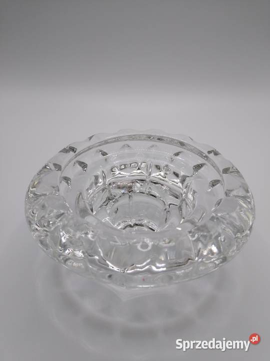 Szklany świecznik pomorskie Gdańsk sprzedam