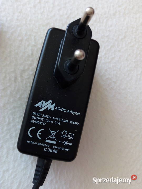 Zasilacz sieciowy AVM04047 ACDC Adapter do Puławy sprzedam