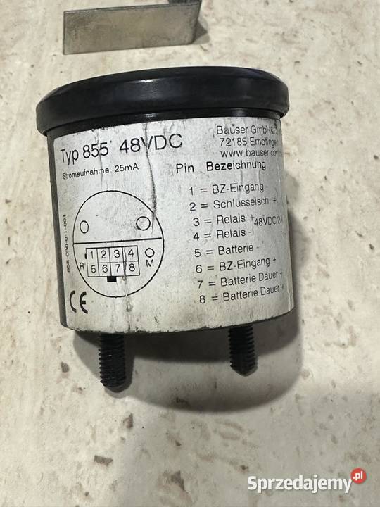 Wskaźnik naładowania baterii licznik typ 85548V