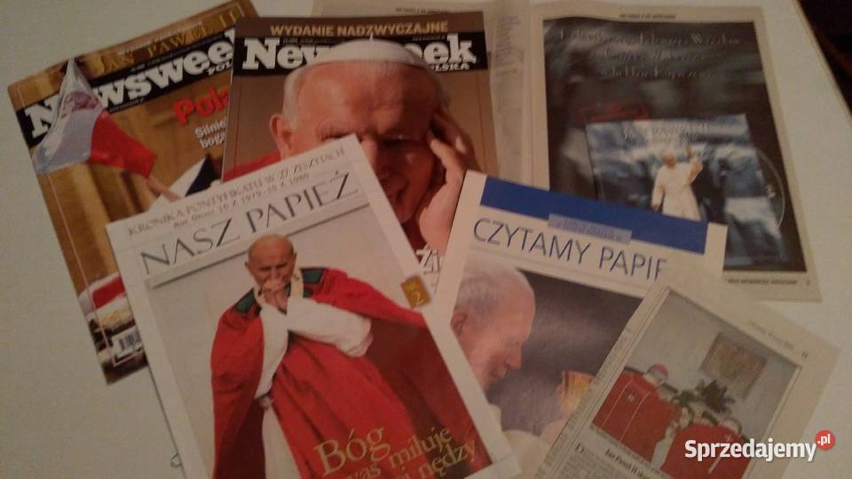 Jan Paweł II gazety kolekcje religia papież Wrocław