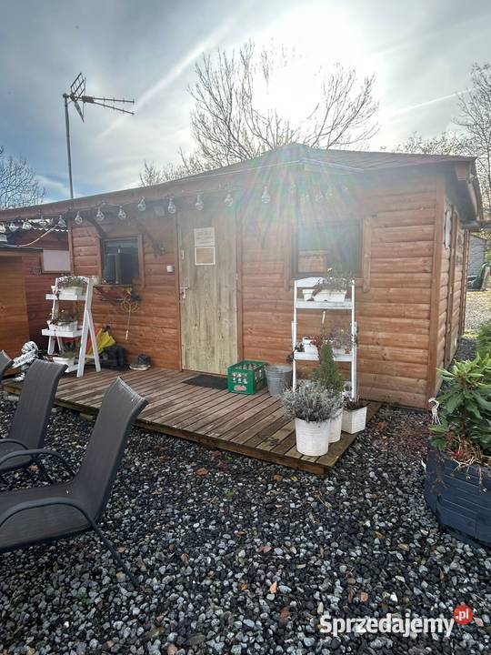 Domek 5 x 5 drewniany ocieplany w całości z