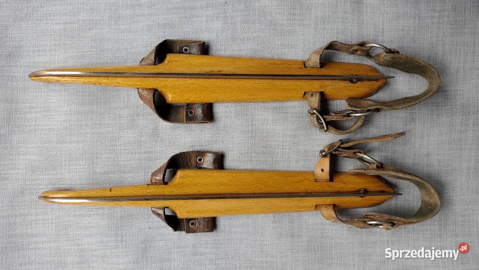 Stare drewniane łyżwy dolnośląskie Wrocław