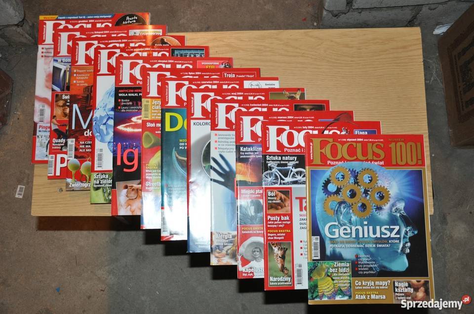 Magazyn Focus roczniki 1995 do 2006 Czasopisma Mielec sprzedam