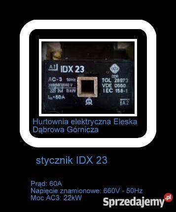 Stycznik IDX 23 60A Hurtownia elektryczna śląskie Dąbrowa Górnicza sprzedam