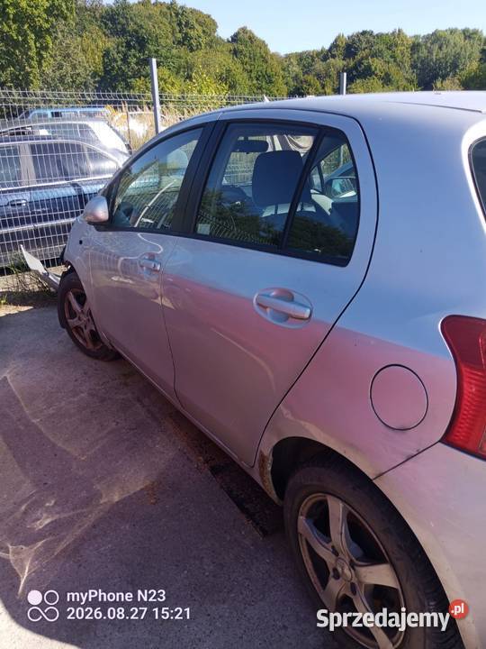 Toyota Yaris wszystkie części zachodniopomorskie Gryfice sprzedam