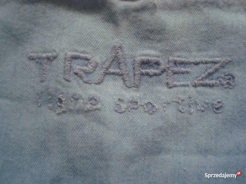 Koszula Męska Jeans TRAPEZ niebieski Odzież codzienna Ostrołęka