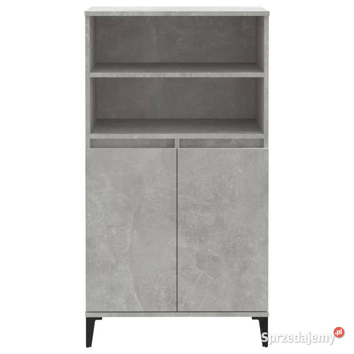 Wysoka szafka szarość betonu 60x36x110 WM821232 Warszawa