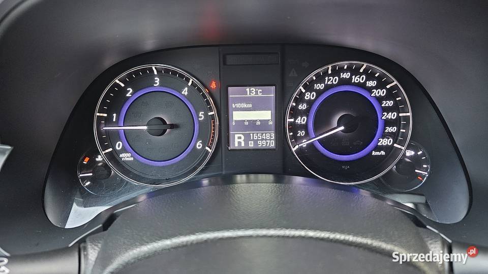 Infiniti FX II 30d S Premium 238 mapa na 300 lakier metallic Zarszyn