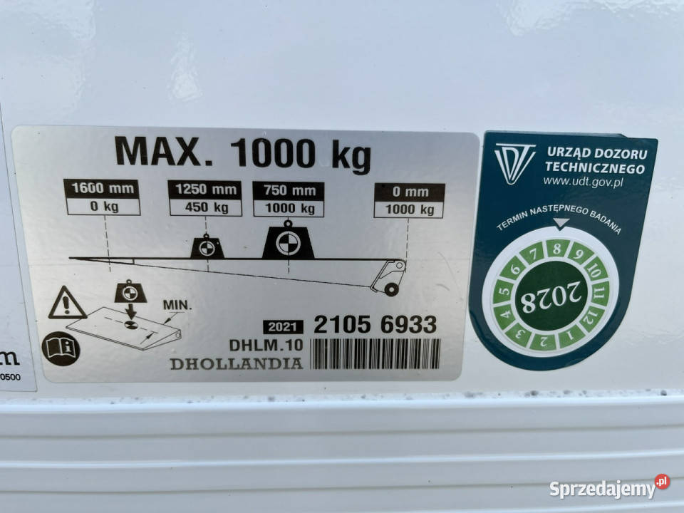Iveco Daily 70C18 Winda1tona 9EuroPalet Daleszyce
