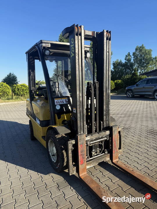 wózek widłowy YALE GLP30VX Triplex 460m LPG 3000 Działoszyn