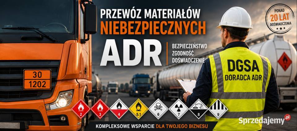 ADR DGSA RID IMDG Doradca sprawozdania audyty Katowice