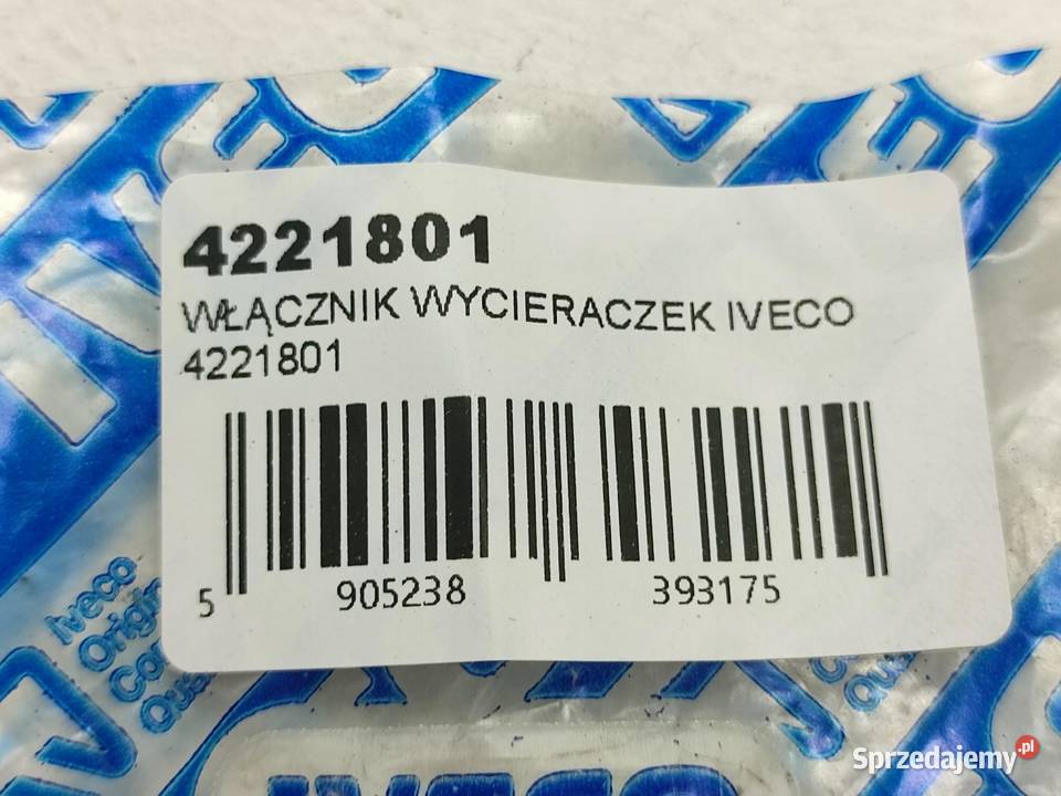 WŁĄCZNIK WYCIERACZEK IVECO TRUCKS DAILY NOWY
