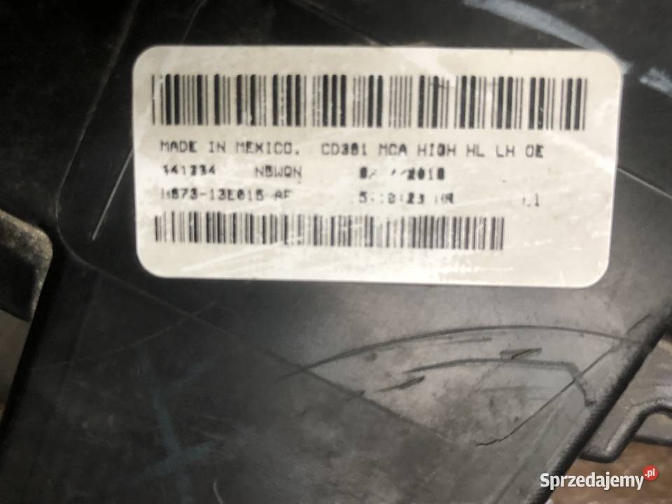 Ford Fusion lampy przód 2016 2020 ful led Lubenia