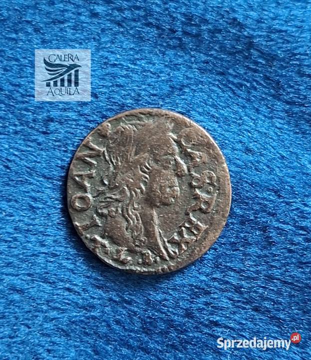 Szeląg Jan II Kazimierz litewski 16591668 Wejherowo