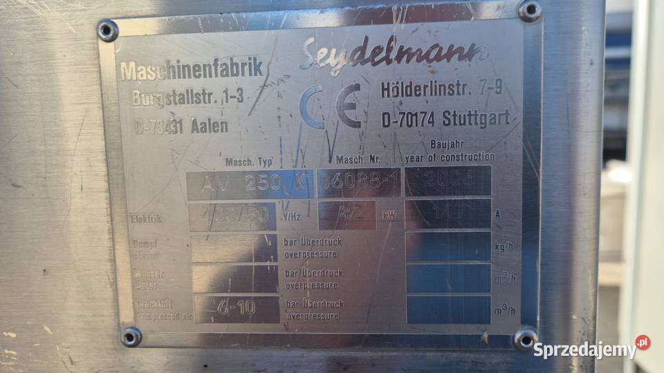 Wilk masarski Seydelmann AV 250 K Krotoszyn