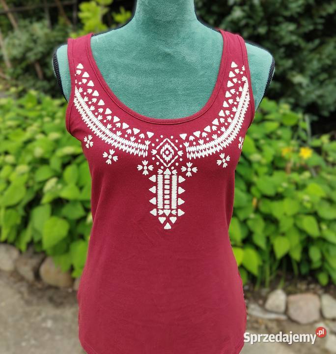 Top koszulka Esmara 42 L XL bordowa czerwona zachodniopomorskie