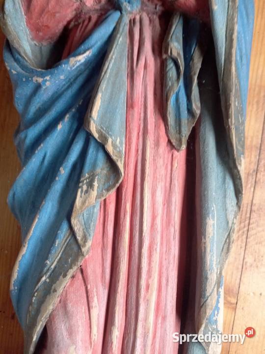 Stara figura drewniana Antyki Gdów