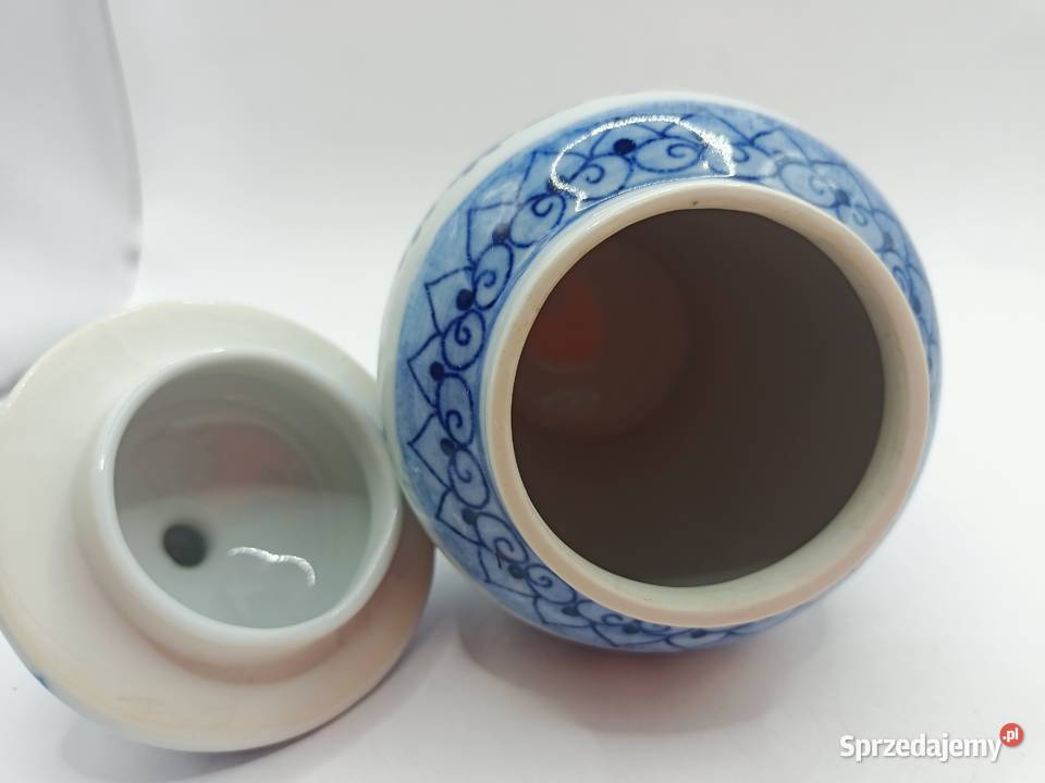 Mała urna wazon herbatnica porcelana Norwegia Zamość