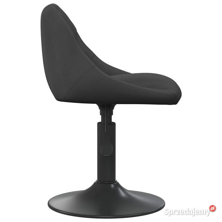 Stołek barowy czarny obity aksamitem WM335313 Warszawa