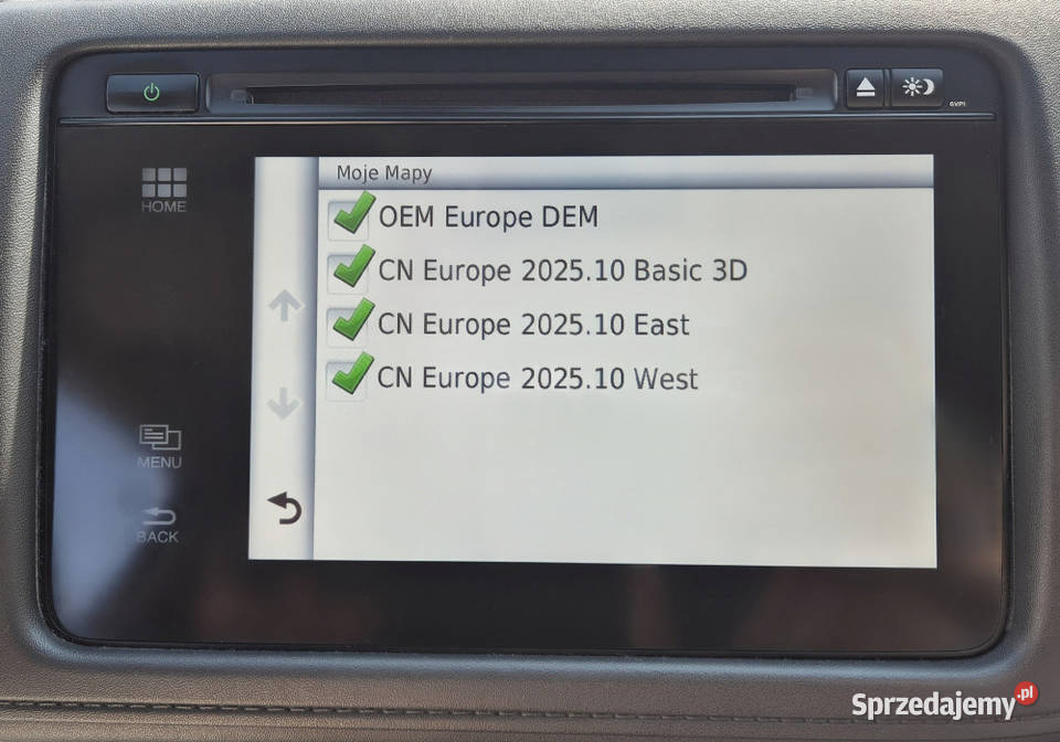 Honda Garmin Mapa 2024 Connect Civic CRV HRV Olsztyn