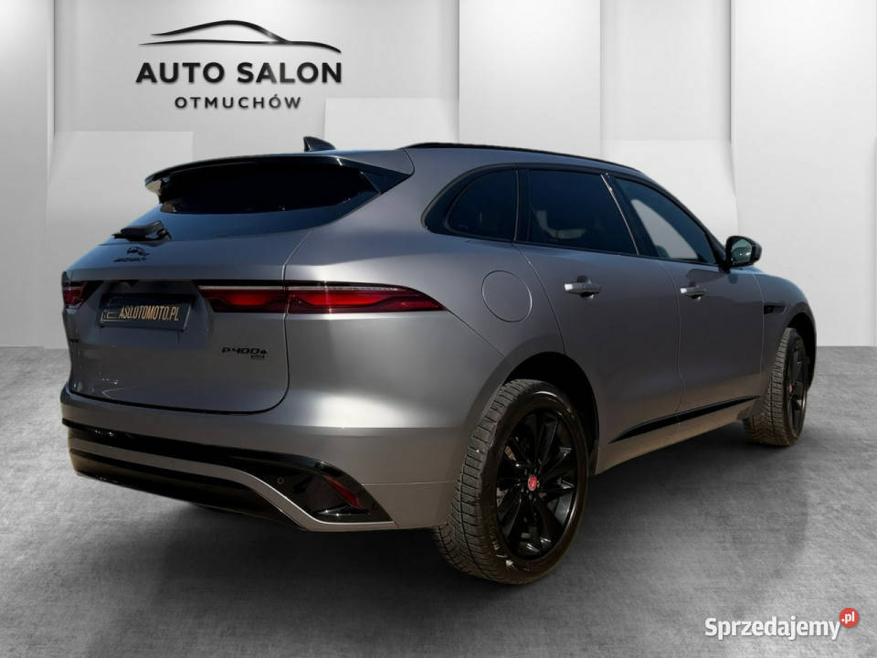 Jaguar FPACE 4x4 skóra elfotele WEBASTO acc FUL światła LED opolskie Otmuchów