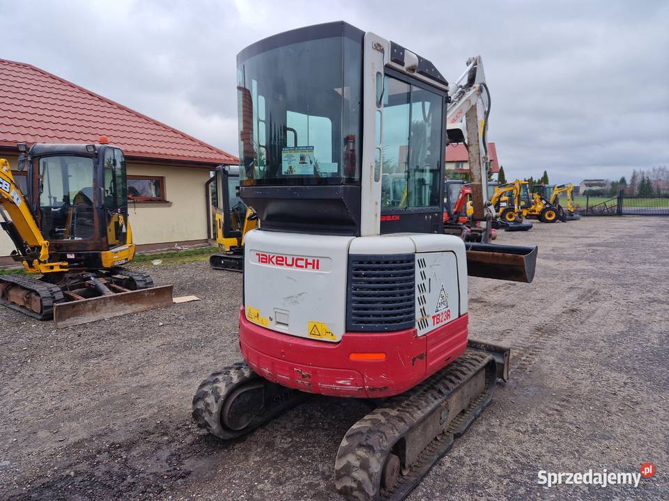 Minikoparka Takeuchi TB 23R 2018r 27tony Maszyny budowlane Ryżki sprzedam