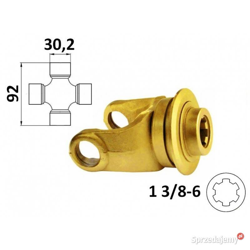 Widłak ciągnikowy 1 386 na krzyżak 302x92 mm