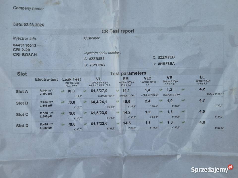 BMW N47 20D Wtryski pompa listwa Wtryskiwacze dolnośląskie Jelenia Góra