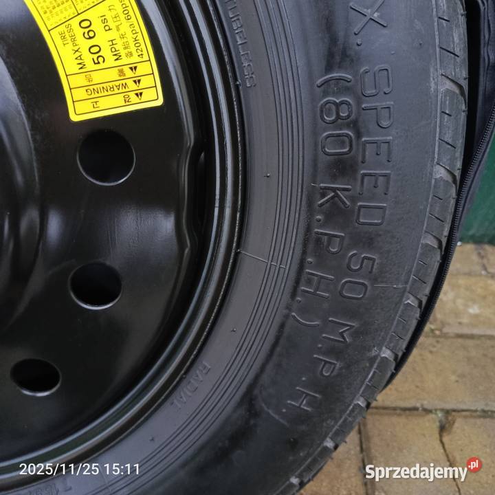 KOŁO DOJAZDOWEJ OPEL ANTARAMazdaKia Hyundai