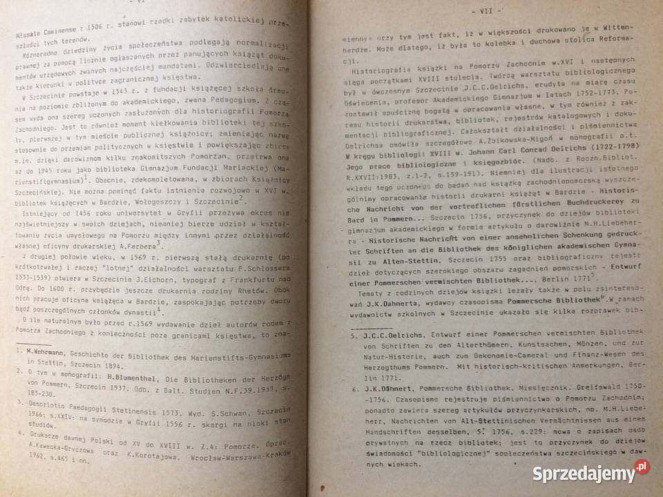 3759 Katalog Starych Druków Pomeranica XVI Szczecin