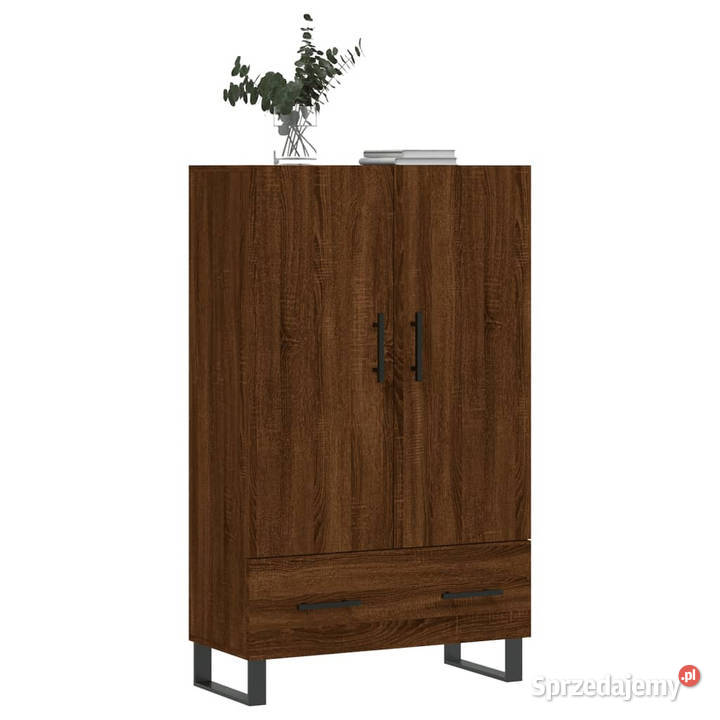 Wysoka szafka brązowy dąb 695x31x115 WM828267 Warszawa