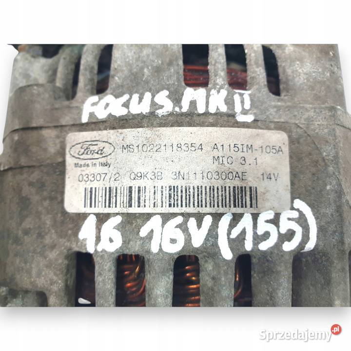 ALTERNATOR Ford Focus MK2 C 16 16V DENSO osobowe lubelskie Chełm sprzedam