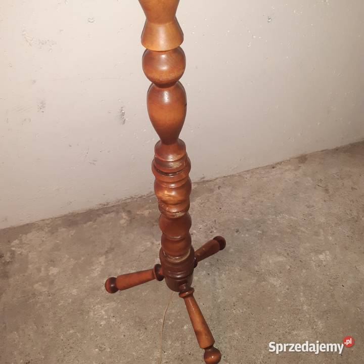 Lampa podłogowa stojąca z czasów PRL Ostrołęka