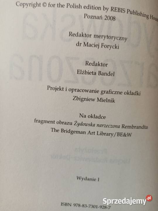 Żydowska narzeczona Guarnieri książki outlet twarda mazowieckie Warszawa sprzedam