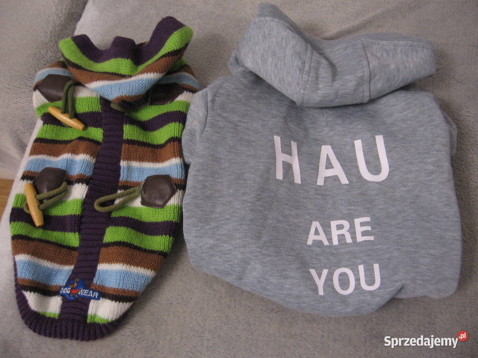 Ubranka psa małego bonus smycz sznurkowa