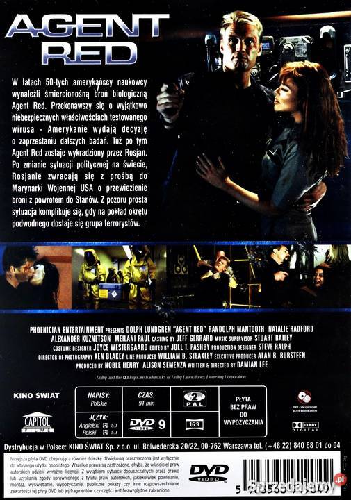 AGENT RED DOLPH LUNDGREN Kalisz