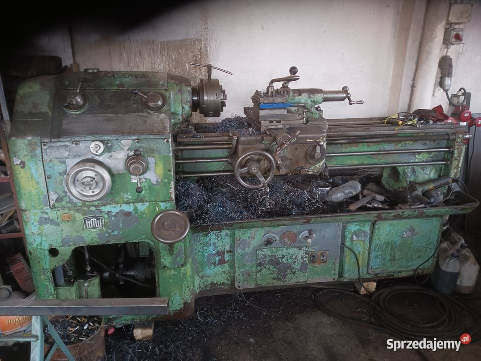 Niemiecka tokarka do metalu WMW Rolnictwo Górno