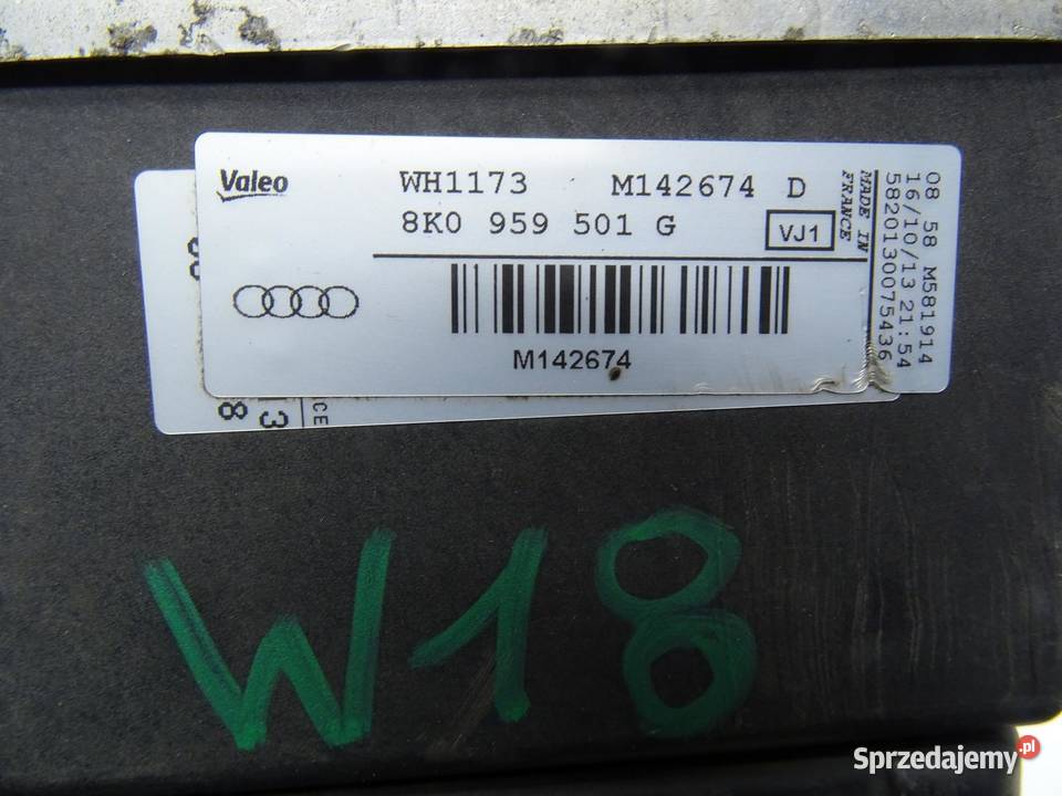 MODUŁ STEROWNIK WENTYLATORÓW 8K0959501G 20 TDI małopolskie