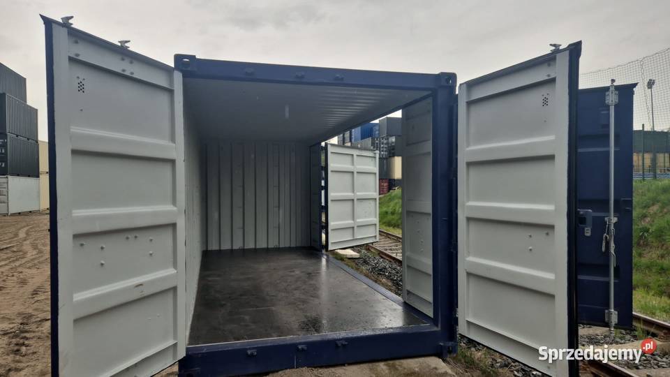 Kontener 20DV OPEN SIDE magazynowy boczne drzwi pomorskie Gdańsk