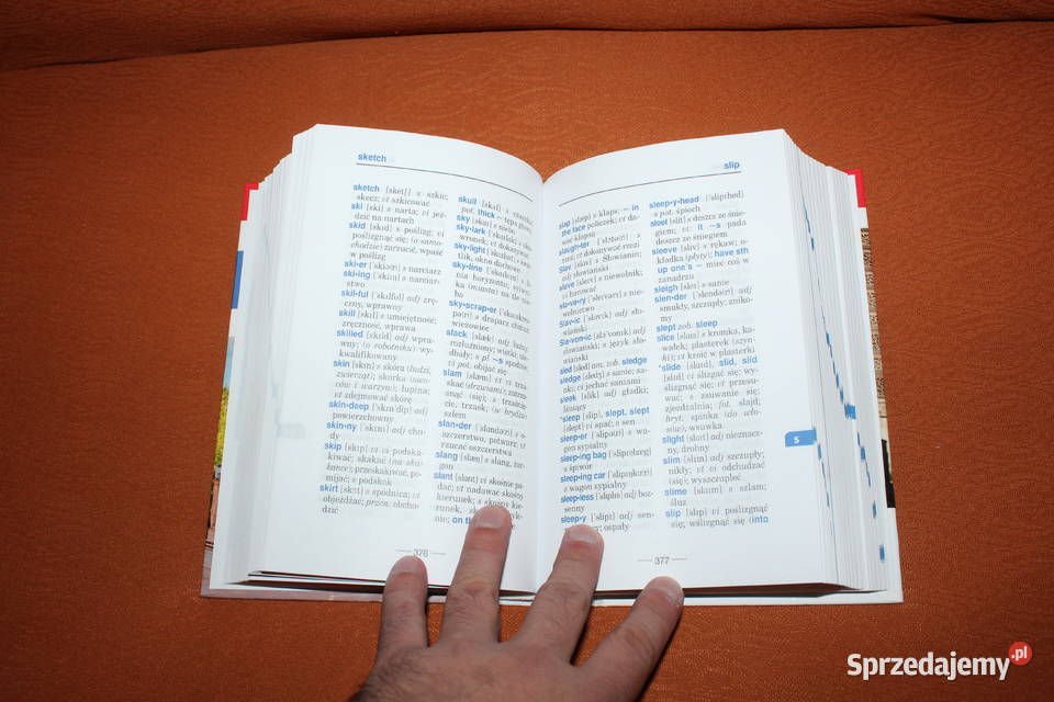 Słownik English AngielskoPolski Andrzej Książki do nauki języka obcego śląskie Chorzów
