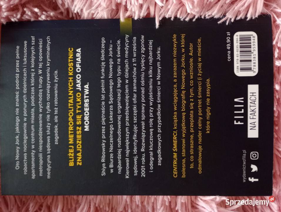 Książka Centrum Śmierci Shiya Ribowsky Tom miękka Szczecin