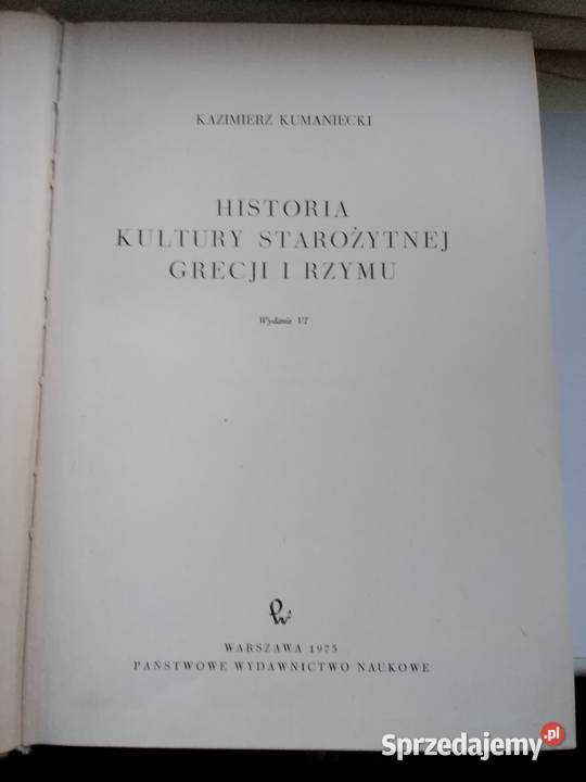 Historia Kultury starożytnej Grecji i Rzymu K
