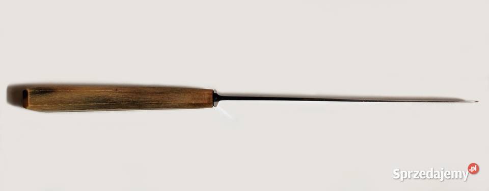 Nóż stołowy rękojeść z rogu art deco Szwajcaria lubelskie sprzedam