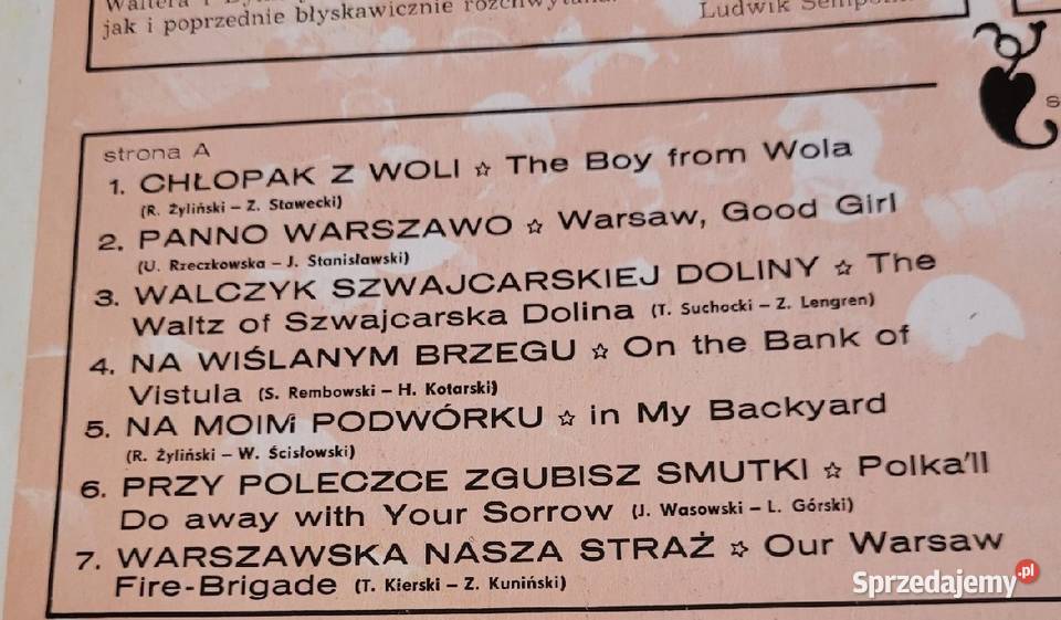 Jarema Stępowski Chłopak Z Woli płyta z roku kujawsko-pomorskie Chełmno