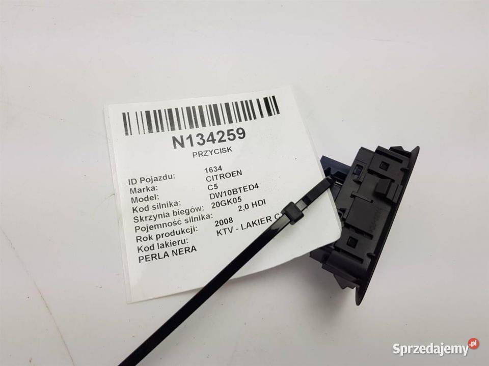 PRZYCISK 9682436677 CITROEN C5 III Pozostałe