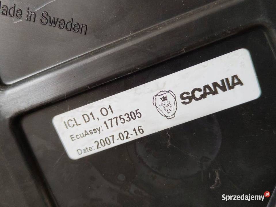 Licznik Zegary Scania R 1763551 Wyposażenie wnętrza wielkopolskie Pleszew
