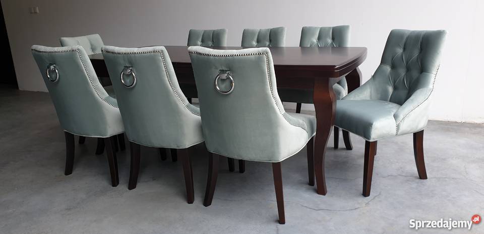 Krzesło glamour shabby vintage chesterfield z