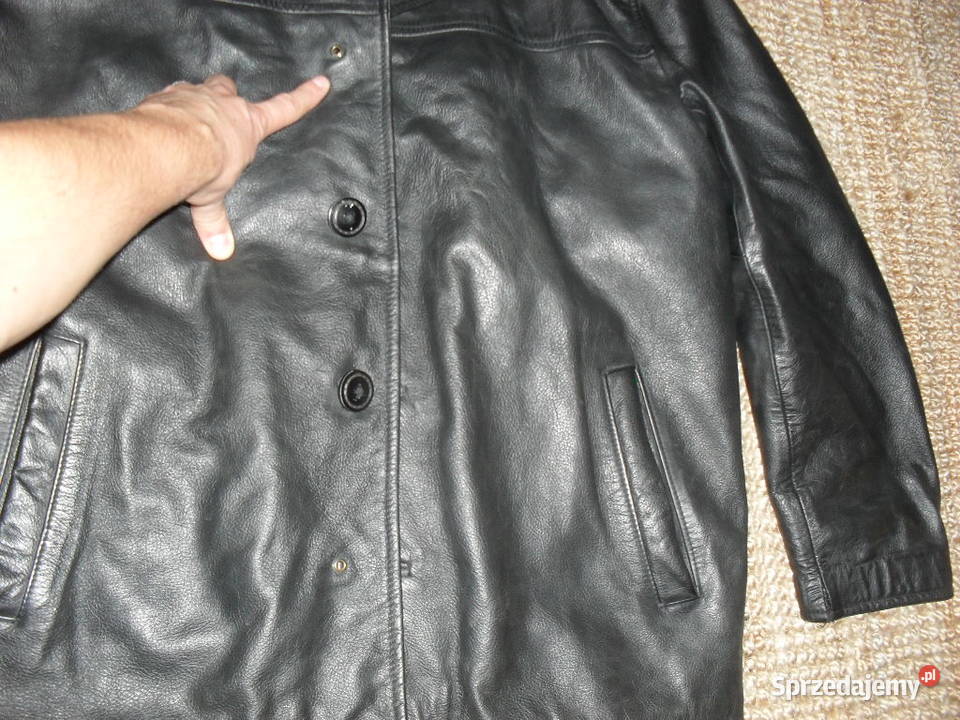 Kurtka skórzana męska