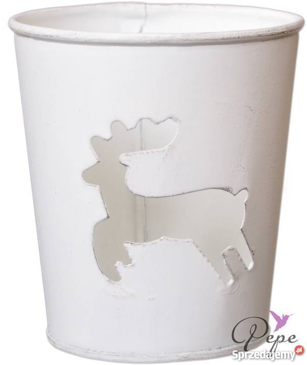 Świecznik metalowy Symbol łódzkie Łódź